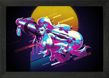 Multiplayer Online Battle Framed Wall Art Poster Canvas Print Picture