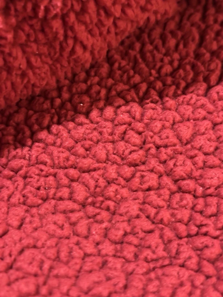 Pottery Barn Fireside 舒适双面扔 50 英寸 X 60 英寸红色 — 第 3/4 张图片