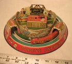 Marx Popeye Express Blow Me Down Airport Windup Tin Litho Toy L@@K