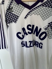 adidas Casino Salzburg Home Shirt White Adults XL Short Sleeve