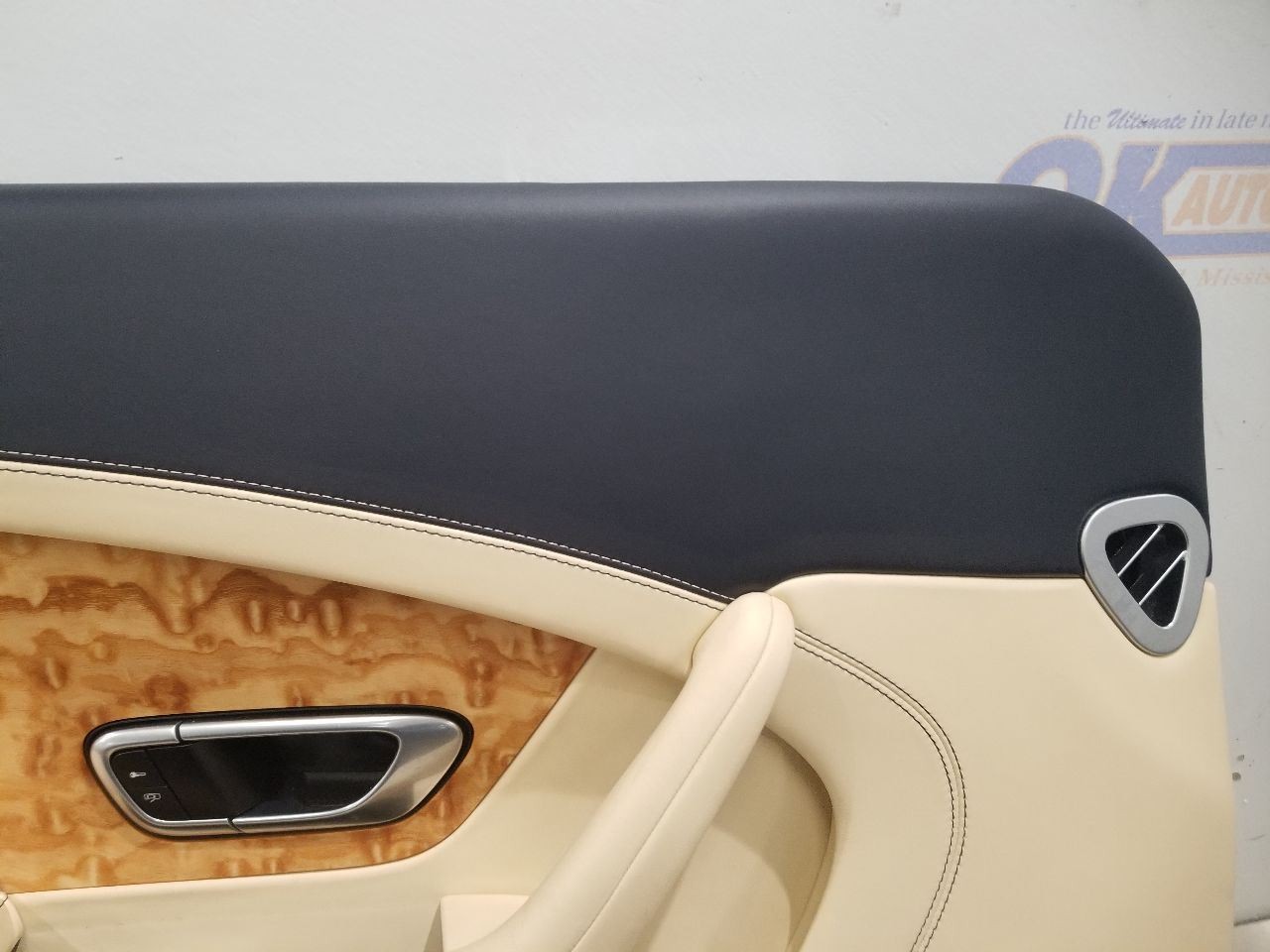 16 BENTLEY CONTINENTAL GTC INTERIOR DOOR TRIM PANEL FRONT LEFT DRIVER TAN
