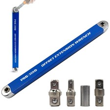 Impact Ready Offset Extension Wrench, Tight Reach Extension Wrench Set, with 1/2