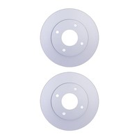 2 Bremsscheiben AußEnbelüFtet Ø 69 Mm 24 Mm Hella FüR U.A. Mitsubishi Colt