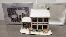 VTG Currier and Ives Museum of New York American Winter Scene Porcelain Village