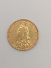 Queen Victoria Jubilee Sydney Mint Full S Gold Sovereign Coin Rare 22CT