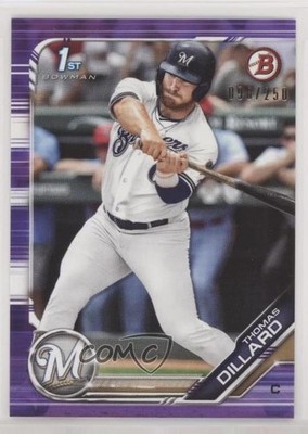 2019 Bowman Draft Purple 98/250 Thomas Dillard #BD-32 fm0
