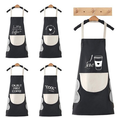 Bedruckte Unisex Erwachsene Schürze Kochen Backen Küche BBQ Catering Kochschürze