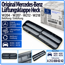 Lüftungklappe Heck Belüftung W204 W207 W212 W218 Original Mercedes A2128300242 Lüftungklappe Heck Belüftung W204 W207 W212 W218 Original Mercedes A2128300242