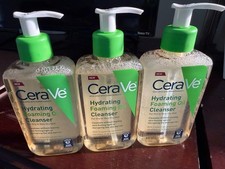 3 pk Cera ve CeraVe Hydrating Foaming Oil Cle...