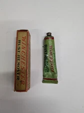 Vintage Winchester Rust Remover Tube With Original Box