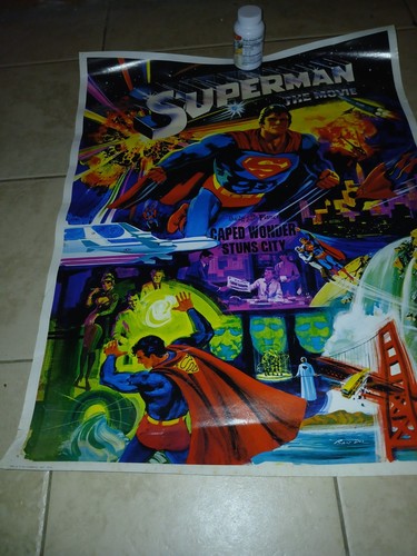 1978 Superman Movie Poster Original 27"x"22 - Picture 5 of 6