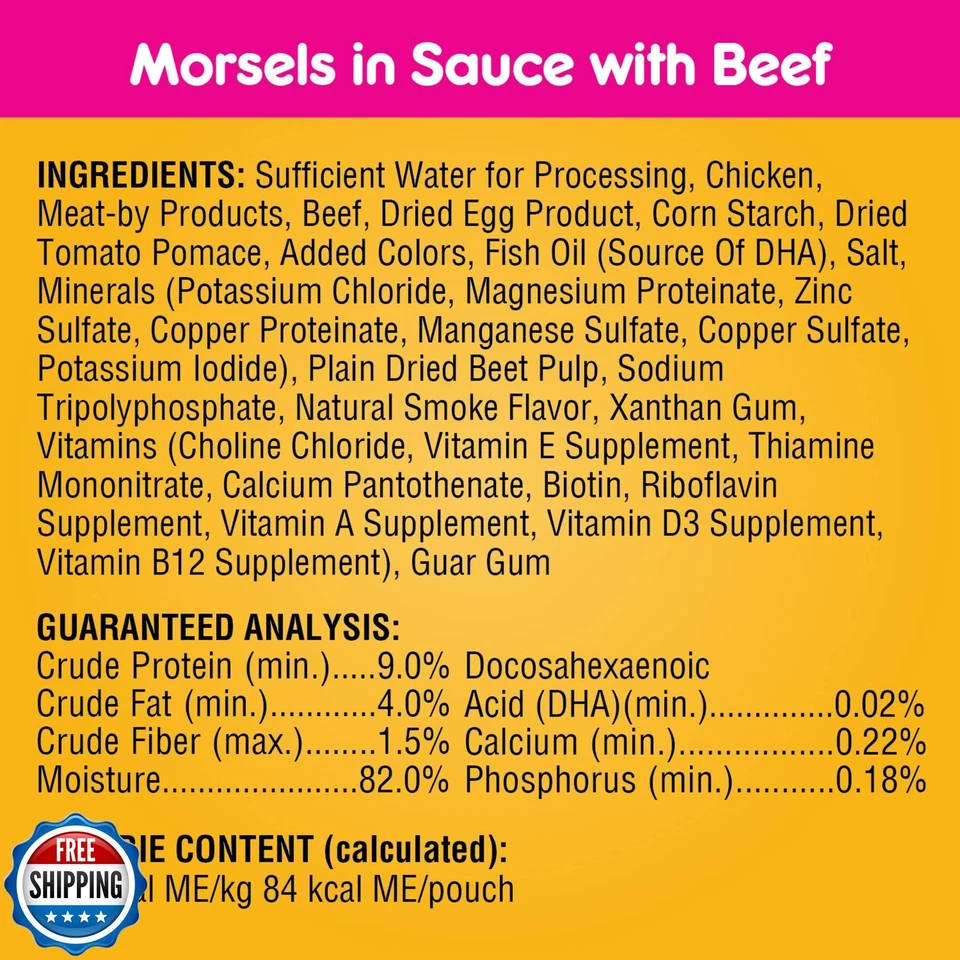 Pedigree Puppy Soft Wet Dog Food 8-Count Variety Pack, 3.5 Oz Pouches, 8 Coun - Image 4 of 4