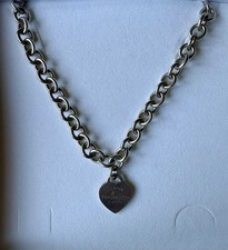 Collana Please Return To Tiffany argento 925 vintage 406mm condizioni articolo buono