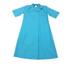 BVM Turquoise Short Sleeve Collared Shift Dress Women’s Medium Workwear