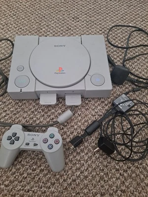 Sony PlayStation 1 PS1 SCPH-7002 PAL Console Bundled With Mod Chip Card