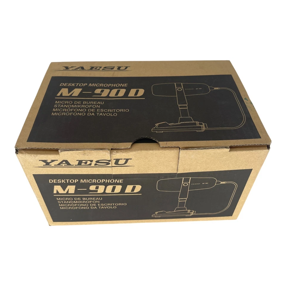 Micrófono dinámico de escritorio YAESU M-90D de 8 pines para FT-991A FTDX3000 FTDX10 FTDX101 Foto 2 de 4