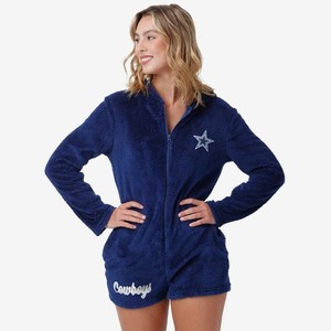 Set Pigiama Donna Dallas Cowboys – T-Shirt, Pantaloni E Calzini, Blu/Grigio, Nuovo Con Etichette!