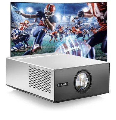 XIDU Portable Projector with WIFI and Bluetooth [Metal Housing/2000ANSI/UHD 