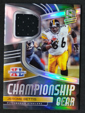 2021 Spectra Championship Gear Jerome Bettis Pittsburgh Steelers Relic Prizm /99