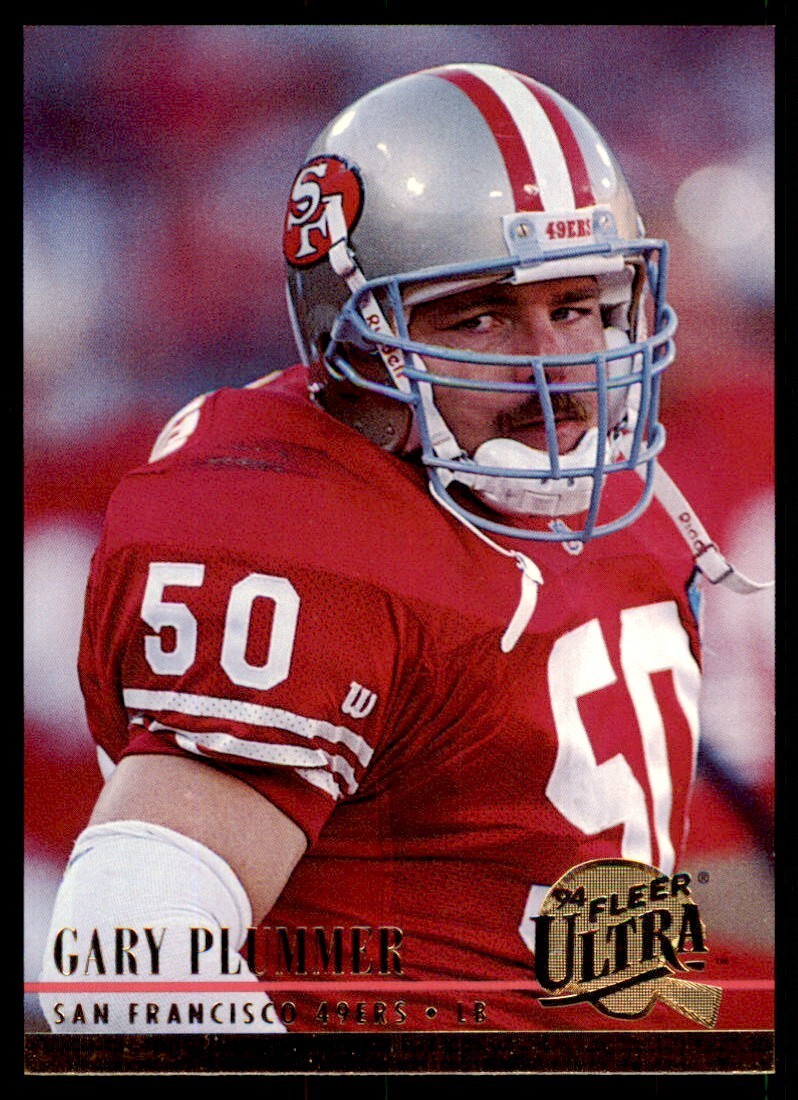 1994 FLEER ULTRA GARY PLUMMER SAN FRANCISCO 49ERS #497