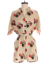 Adam Lippes Collective Women Brown Romper 2