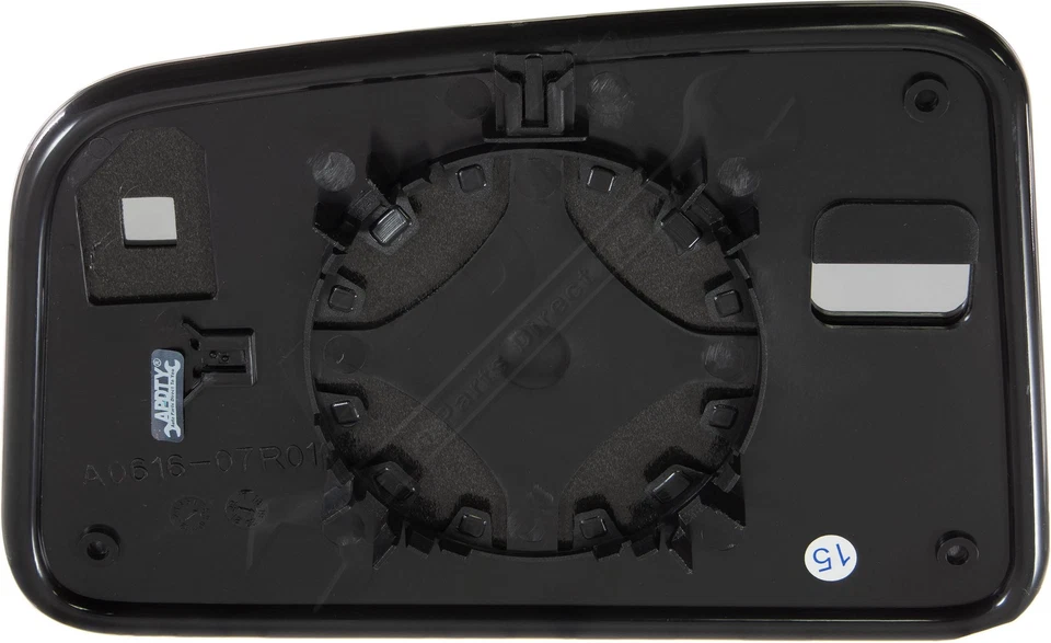 Espejo retrovisor de cristal de repuesto APDTY 67237 lado derecho del pasajero (reemplaza 7T4Z17K707A) Foto 2 de 2