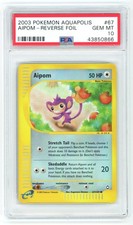 PSA 10 Aipom Reverse Holo 67/147 Aquapolis Pokemon 2003 - POP 6 on eBay
