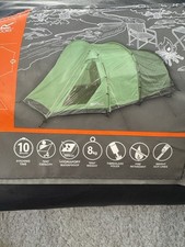Regatta Vester 4 Man Tent 3000mm Waterproof Camping Tent Fibreglass Poles