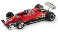 Brumm Ferrari 126 C2 Patrick Tambay 1982 N.27 2Nd Italy Gp 1:43 Upd