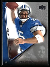 Drew Stanton 2007 Upper Deck Rookie Premiere Box Set #29 RC Detroit Lions