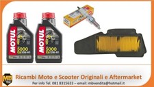 KIT TAGLIANDO YAMAHA XENTER 125 2012 2013 2014 2015 2016 MOTUL 10W40 + CANDELA