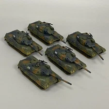5 LEOPARD 1 TANKS ARMOUR PLASTIC SOLDIER COMPANY 15MM TEAM YANKEE FLAMES OF WAR