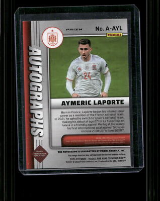 2021-22 Panini Mosaic FIFA World Cup #A-AYL Aymeric Laporte