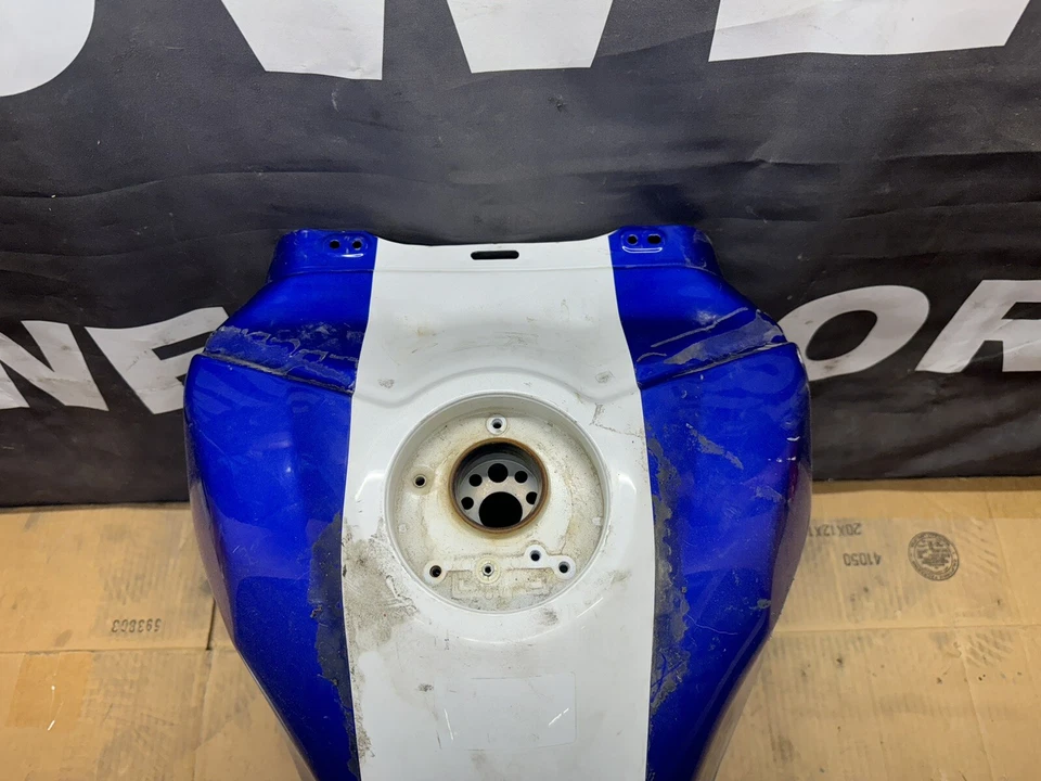 Yamaha YZF R1 2009 2010 2011 2012 2013 2014 tanque de combustible de gasolina azul firmado por OEM Foto 4 de 4