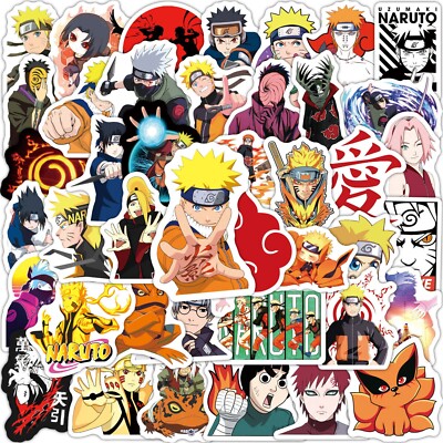 50 Pcs Naruto Shippuden Boruto Japanese Anime  - No Duplicates