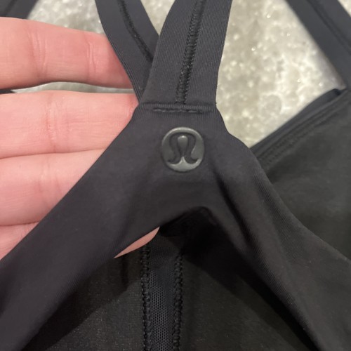 Lululemon Wrap It Up Tank Top Black Size 4 - Picture 5 of 5