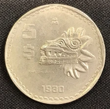 Mexico   1980  -  5 Pesos