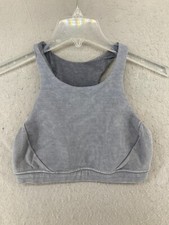 LuluLemon Womens Sports Bra Small Gray Athletic Comfort