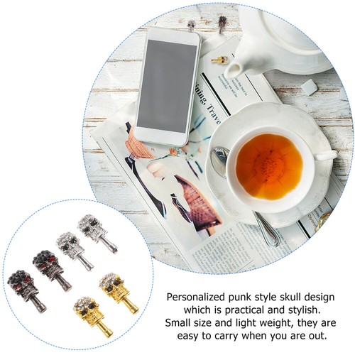 6 Pcs Mobile Staubstecker Praktische Schutzstecker Smartphone-Schutzstecker - Zdjęcie 9 z 12