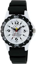 [Citizen Q & Q] Watch Analog Snoopy Waterproof Urethane Belt AA96-0016 Whit