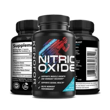 Nitric Oxide L-Arginine Pre Workout+Testosterone Booster,L-Citrulline Men's,Test