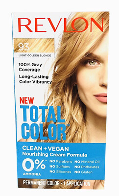 Revlon Total Color 93 Light Golden Blonde Permanent Hair Color - New in Box