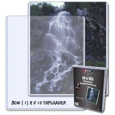  1 BCW 8x10 Toploader Protector for Photos - Documents - Prints - Holder 8 x 10