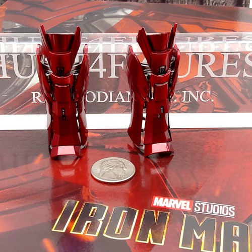 Hot Toys MMS600 Mark V Iron Man Tony Stark 1/6 action figure's Shin Leg Armor - Picture 4 of 5