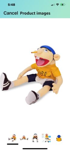 Jeffy Puppet SML, Puppet With Helmet, Shoes, Shirt, Pencil Very Clean 22” BN