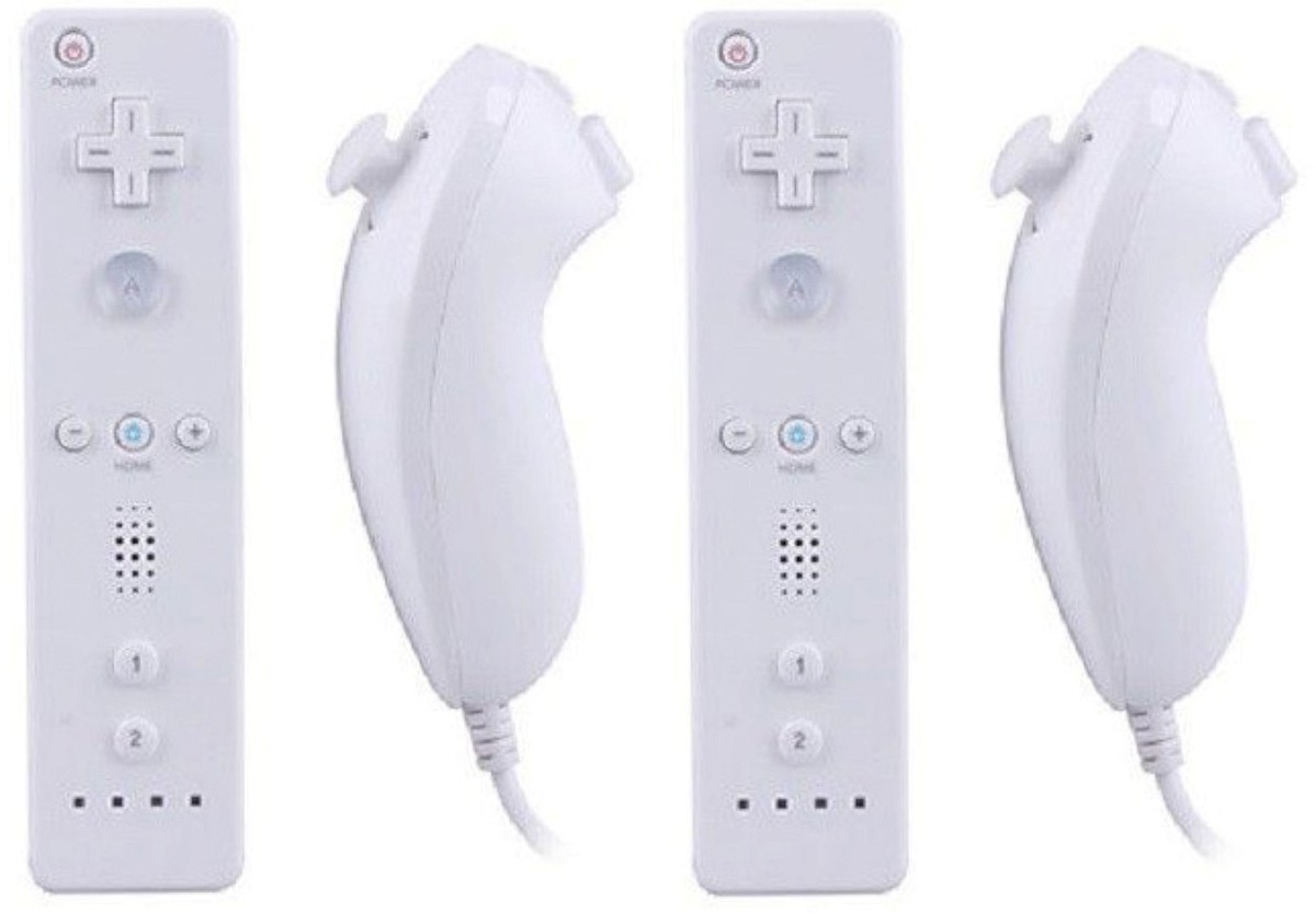 Nintendo Wii Video Game System RVL-001 Console 2-REMOTE