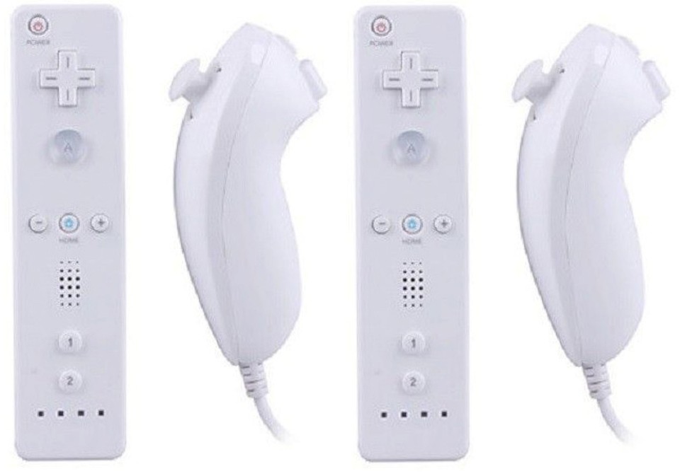Nintendo Wii Video Game System RVL-001 Console 2-REMOTE Bundle NEW ...