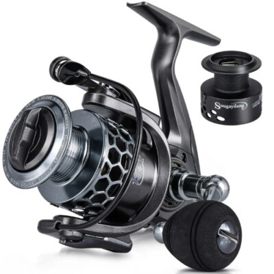 13+1BB Spinning Fishing Reel High Speed Gear Ratio Aluminum Spool Light Reel
