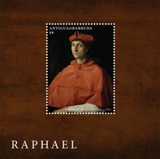Antigua 2012 - Raphael Art - Souvenir Stamp Sheet - Scott #3206 - MNH