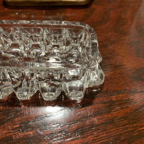 Vintage or Antique Brass & Glass Trinket Vanity Casket Box - Picture 10 of 19